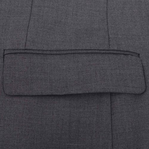 Мъжки костюм от 2 части Сив 50 Полиестер