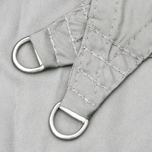 Слънцезащитно платно светлосиво 4,5x4,5м 100% полиестер Оксфорд