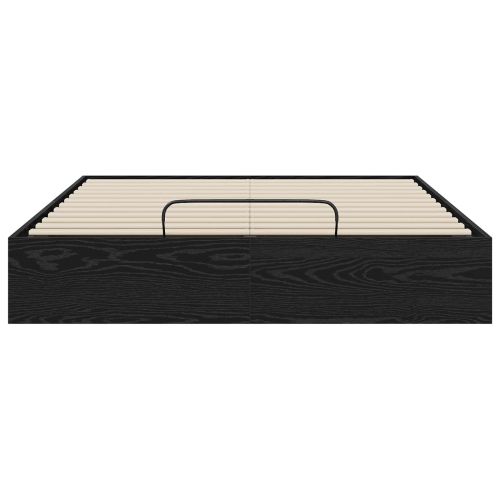 Отоманско легло със съхранение Черен Дъб 193 x 140 x 25 см