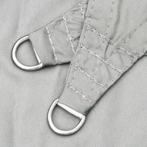 Слънцезащитно платно светлосиво 4,5x2 м 100% полиестер Оксфорд