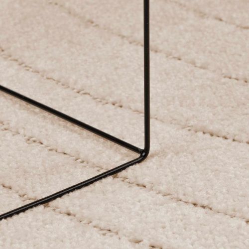 Килими за помещение Кръгла PALMERAS Бежово Ø 160 СМ Полиестер