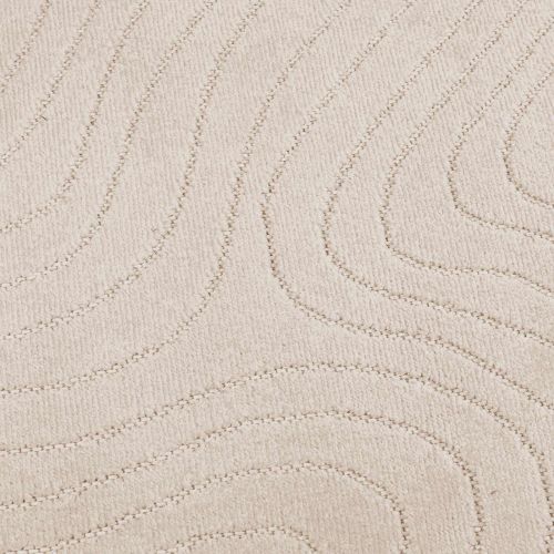 Килими за помещение Кръгла PALMERAS Бежово Ø 200 СМ Полиестер