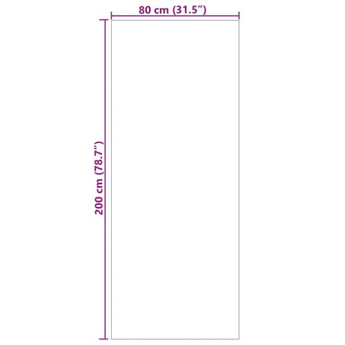 Килими за помещение PALMERAS Зелен 80 x 200 cm Полиестер
