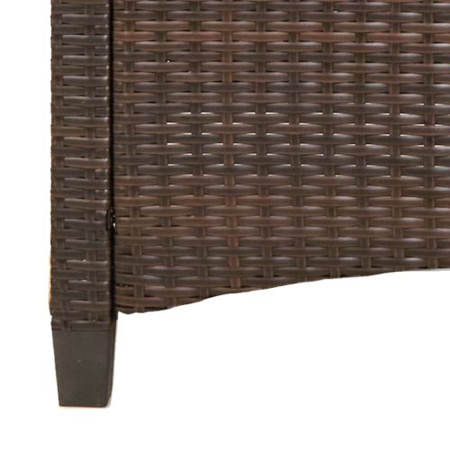 Градинска пейка Кафяво и червено 105 x 60 x 112 см