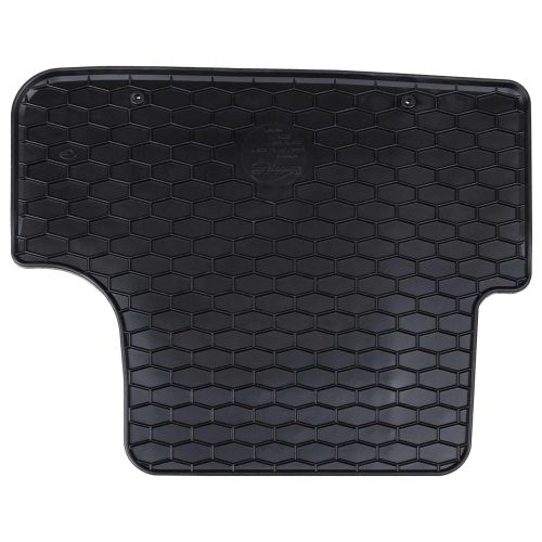 Автомобилен килим 4 pcs Черен Каучук