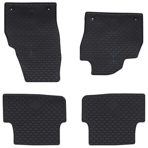 Автомобилен килим 4 pcs Черен подходящ за Škoda FABIA 2021-