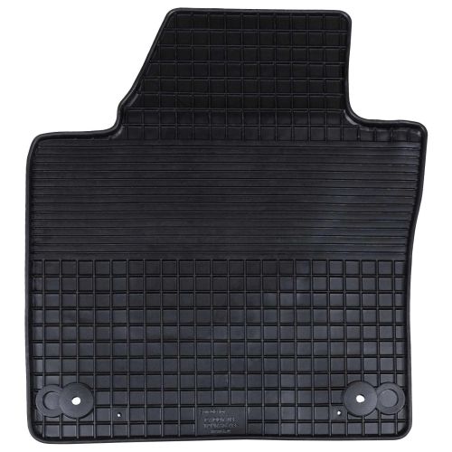 Автомобилен килим 4 pcs Черен Каучук