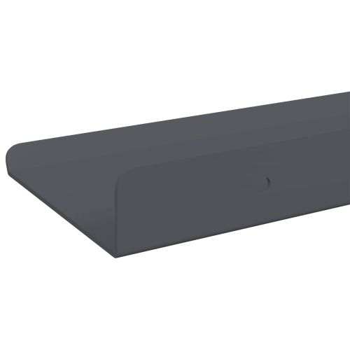 Плаващ рафт 3 бр. Антрацит 40 x 9 x 2,5 см Стомана