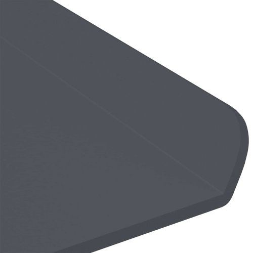 Плаващ рафт 3 бр. Антрацит 40 x 9 x 2,5 см Стомана