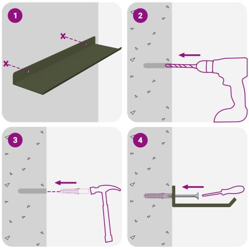 Плаващ рафт 3 pcs Маслинено зелено 40 x 9 x 2,5 см Стомана