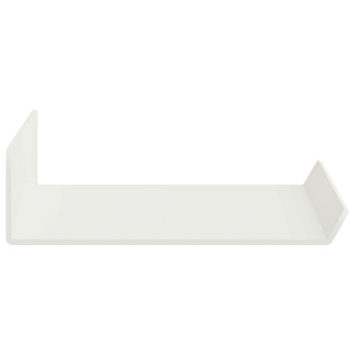 Плаващ рафт 3 pcs Бял 40 x 9 x 2,5 см Стомана