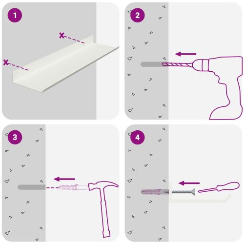 Плаващ рафт 3 pcs Бял 40 x 9 x 2,5 см Стомана