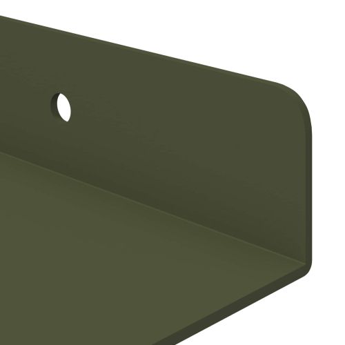 Плаващ рафт 2 pcs Маслинено зелено 30 x 9 x 2,5 см Стомана