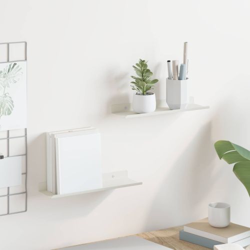 Плаващ рафт 2 pcs Бял 30 x 9 x 2,5 см Стомана