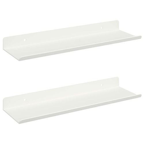 Плаващ рафт 2 pcs Бял 30 x 9 x 2,5 см Стомана