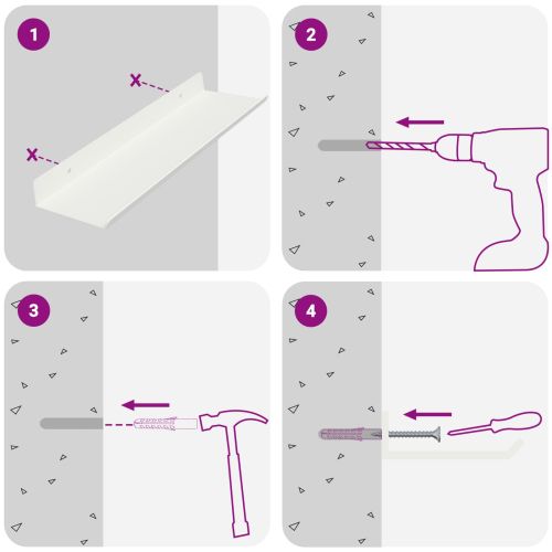 Плаващ рафт 2 pcs Бял 30 x 9 x 2,5 см Стомана
