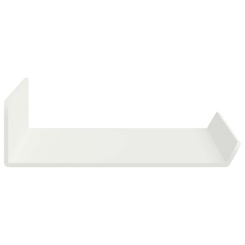 Плаващ рафт 4 pcs Бял 30 x 9 x 2,5 см Стомана
