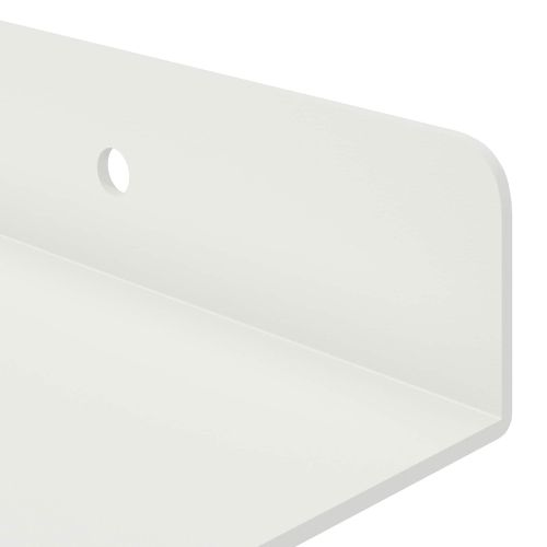 Плаващ рафт 4 pcs Бял 30 x 9 x 2,5 см Стомана