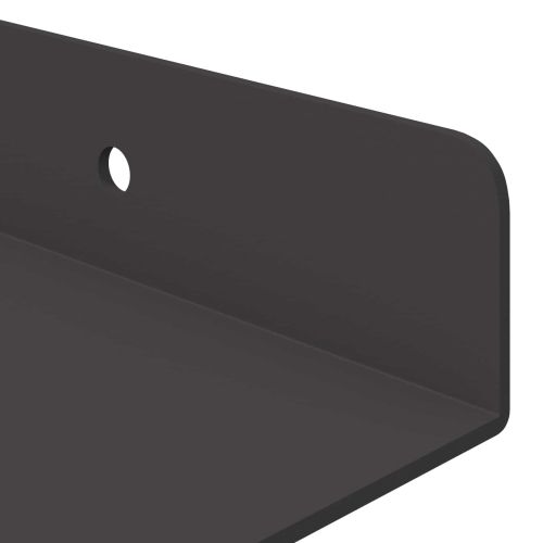 Плаващ рафт 4 pcs Черен 40 x 9 x 2,5 см Стомана