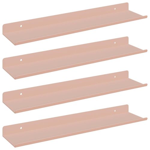Плаващ рафт 4 pcs Розово 40 x 9 x 2,5 см Стомана