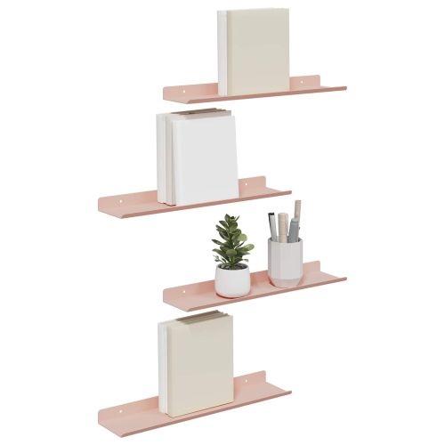 Плаващ рафт 4 pcs Розово 40 x 8,5 x 2,5 см Стомана