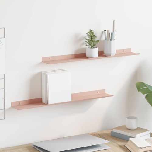 Плаващ рафт 2 pcs Розово 60 x 9 x 2,5 см Стомана