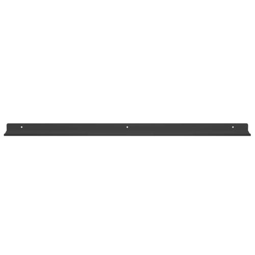 Плаващ рафт 2 pcs Черен 80 x 9 x 2,5 см Стомана