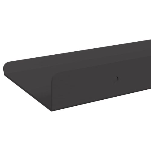 Плаващ рафт 2 pcs Черен 80 x 9 x 2,5 см Стомана