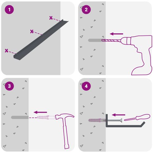 Плаващ рафт 4 pcs Антрацит 100 x 9 x 2,5 см Стомана