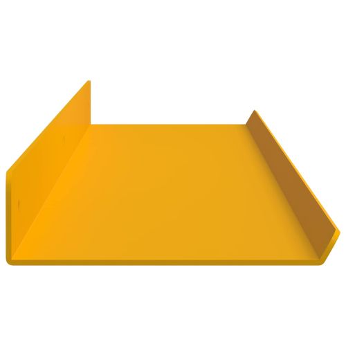 Плаващ рафт 4 pcs Горчично жълто 100 x 9 x 2,5 см Стомана