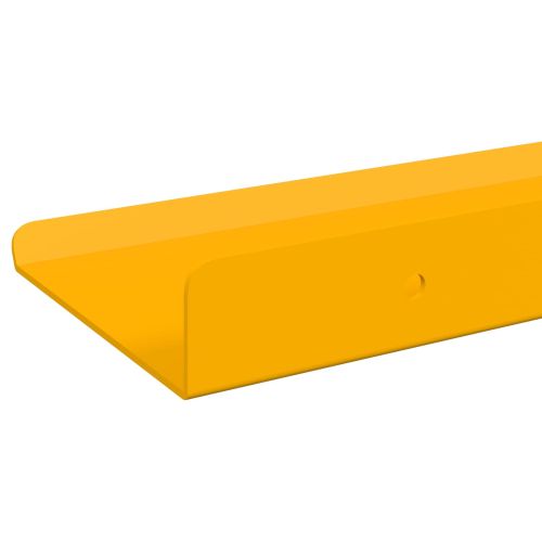 Плаващ рафт 4 pcs Горчично жълто 100 x 9 x 2,5 см Стомана