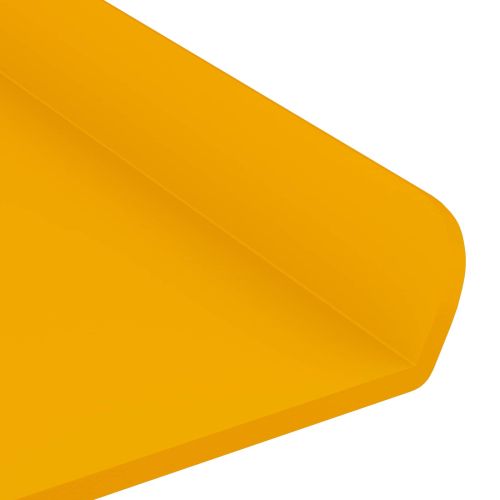 Плаващ рафт 4 pcs Горчично жълто 100 x 9 x 2,5 см Стомана