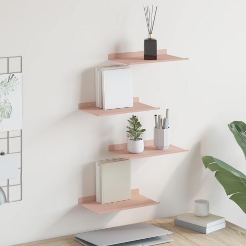 Плаващ рафт 4 pcs Розово 30 x 18 x 2,5 см Стомана