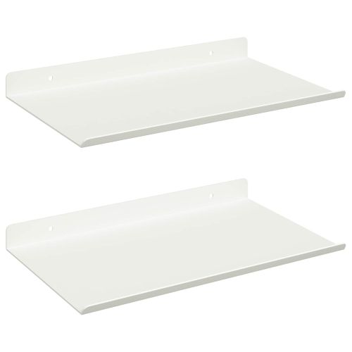 Плаващ рафт 2 pcs Бял 30 x 18 x 2,5 см Стомана
