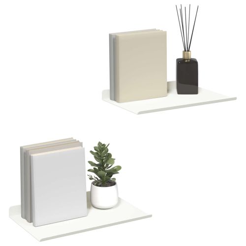 Плаващ рафт 2 pcs Бял 30 x 18 x 2,5 см Стомана