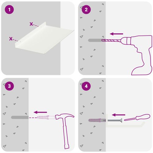Плаващ рафт 2 pcs Бял 30 x 18 x 2,5 см Стомана