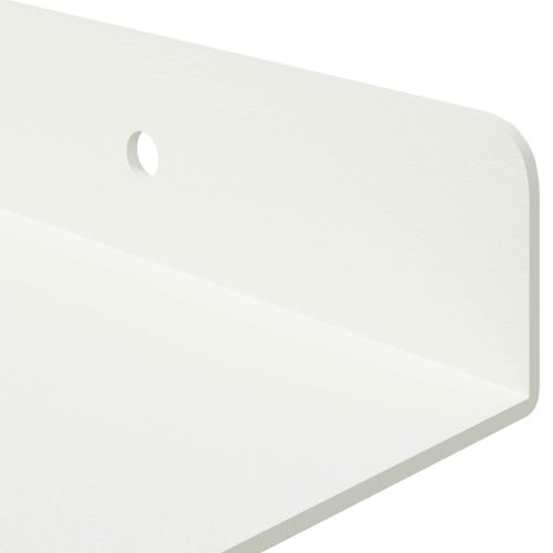 Плаващ рафт 4 pcs Бял 30 x 18 x 2,5 см Стомана