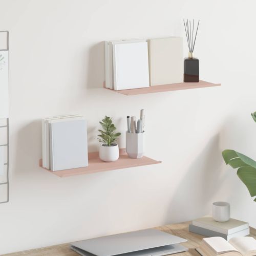 Плаващ рафт 2 pcs Розово 40 x 18 x 2,5 см Стомана