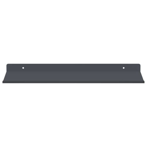 Плаващ рафт 4 pcs Антрацит 40 x 18 x 2,5 см Стомана
