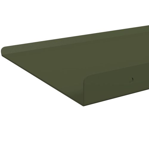 Плаващ рафт 2 pcs Маслинено зелено 40 x 18 x 2,5 см Стомана