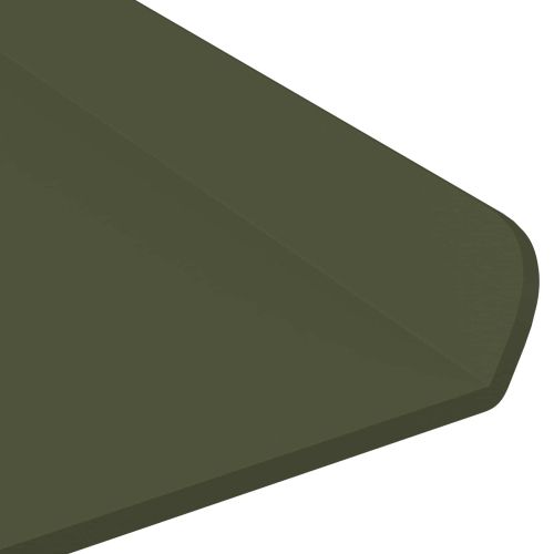 Плаващ рафт 2 pcs Маслинено зелено 40 x 18 x 2,5 см Стомана