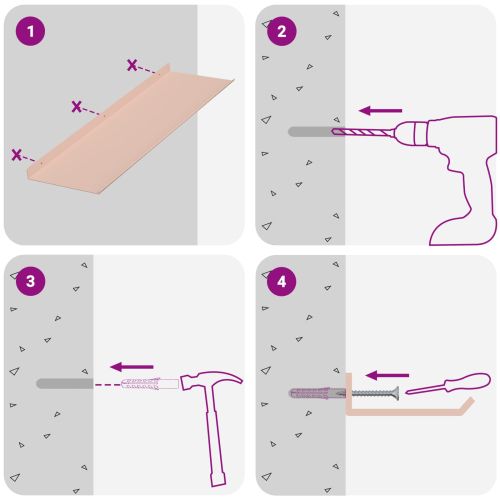 Плаващ рафт 2 pcs Розово 60 x 18 x 2,5 см Стомана