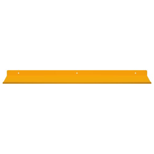 Плаващ рафт 2 pcs Горчично жълто 60 x 18 x 2,5 см Стомана