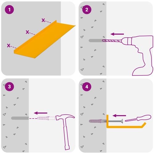 Плаващ рафт 4 pcs Горчично жълто 60 x 18 x 2,5 см Стомана