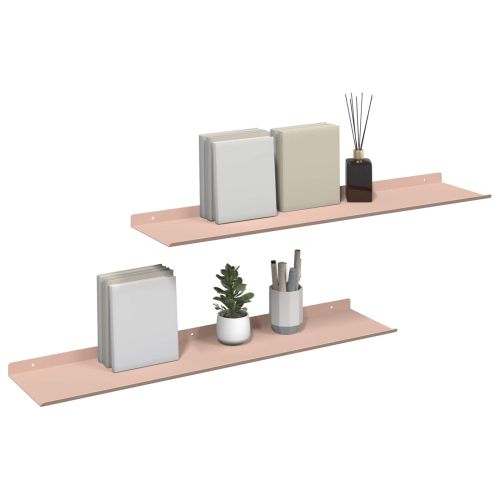 Плаващ рафт 2 pcs Розово 80 x 18 x 2,5 см Стомана
