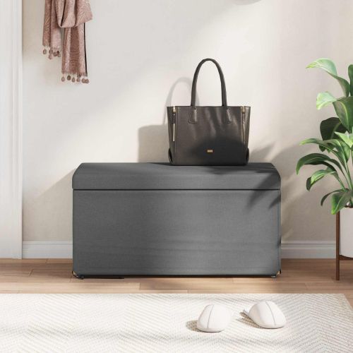 Стук Тъмен сив 81 x 41 x 40 cm Текстил и конструирано дърво