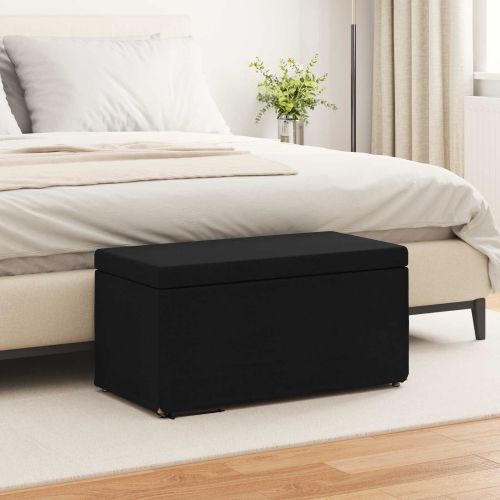 Стук Черно 81 x 41 x 40 cm Текстил и конструирано дърво