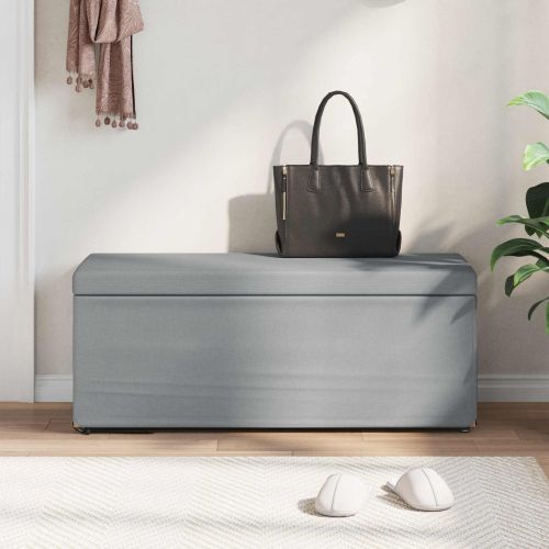 Стук Светлосиво 101 x 41 x 40 см Текстил и конструирано дърво