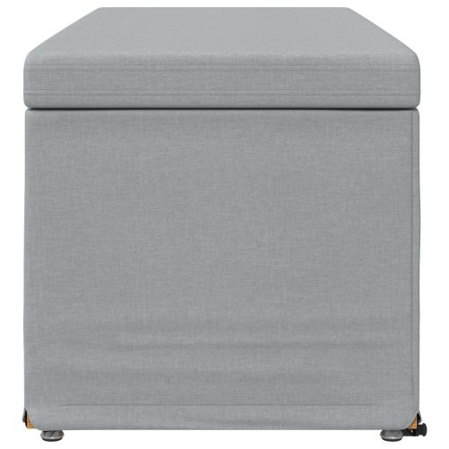 Стук Светлосиво 101 x 41 x 40 см Текстил и конструирано дърво