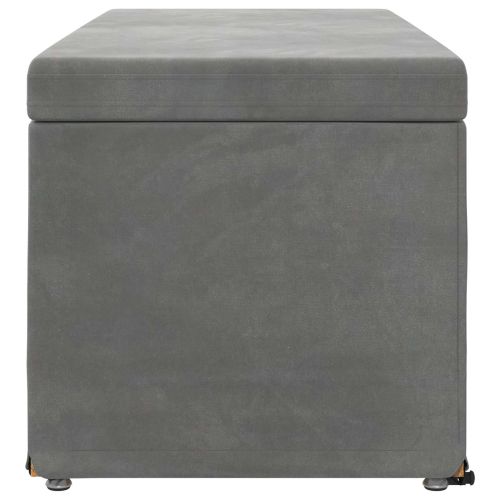 Стук Тъмен сив 101 x 41 x 40 см Кадифе и инженерна дървесина